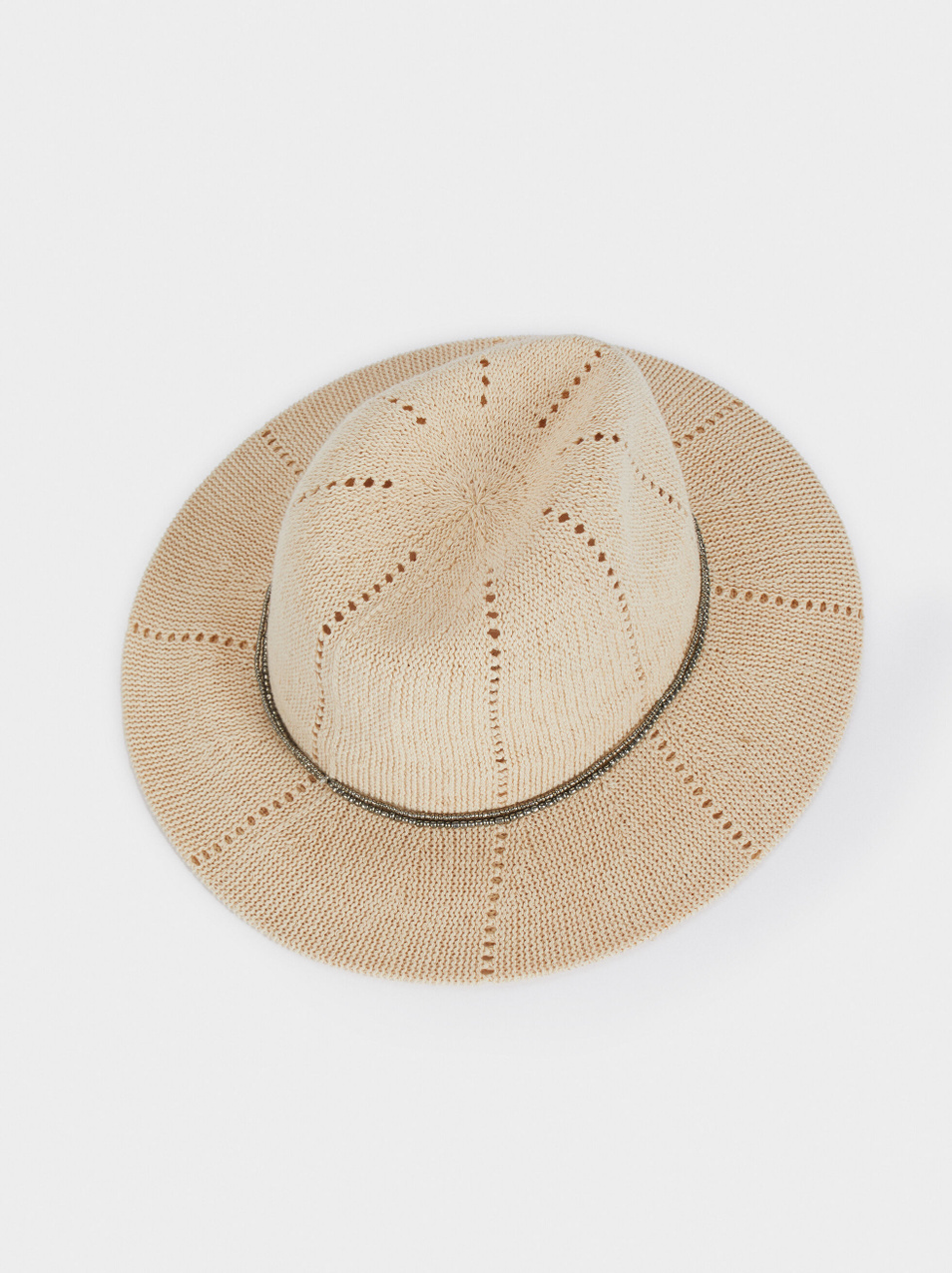 Parfois Вязаная шляпа из натурального хлопка (цвет ), артикул 180058 | Фото 3