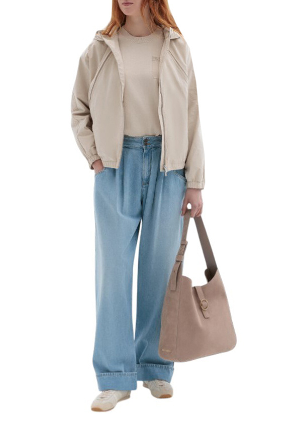 Женский Jacob Cohen Джинсы из хлопка с защипами (цвет ), артикул P0055001T811A | Фото 3