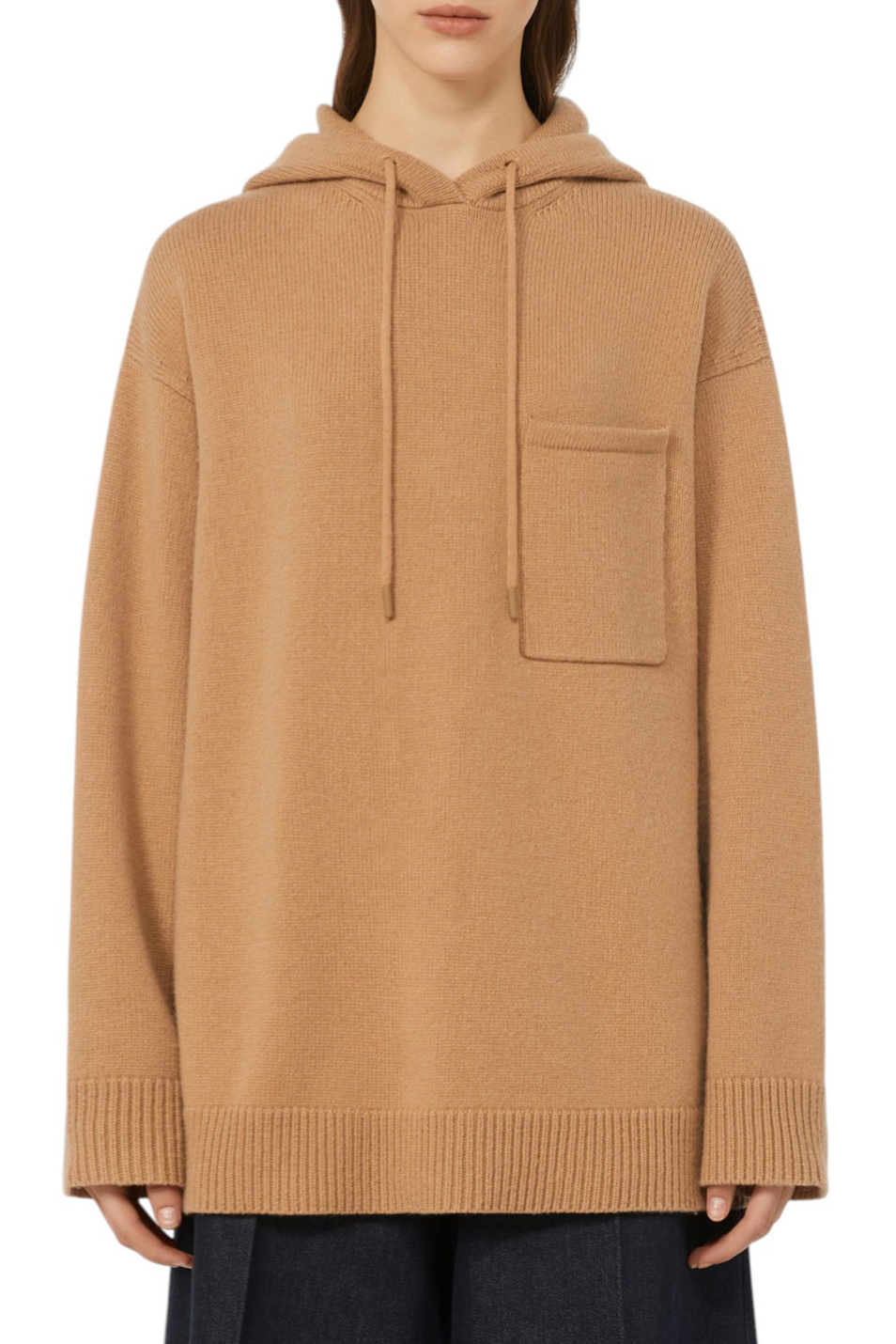 Женский Max Mara Худи LIANA из шерсти и кашемира (цвет ), артикул 2521366132 | Фото 3