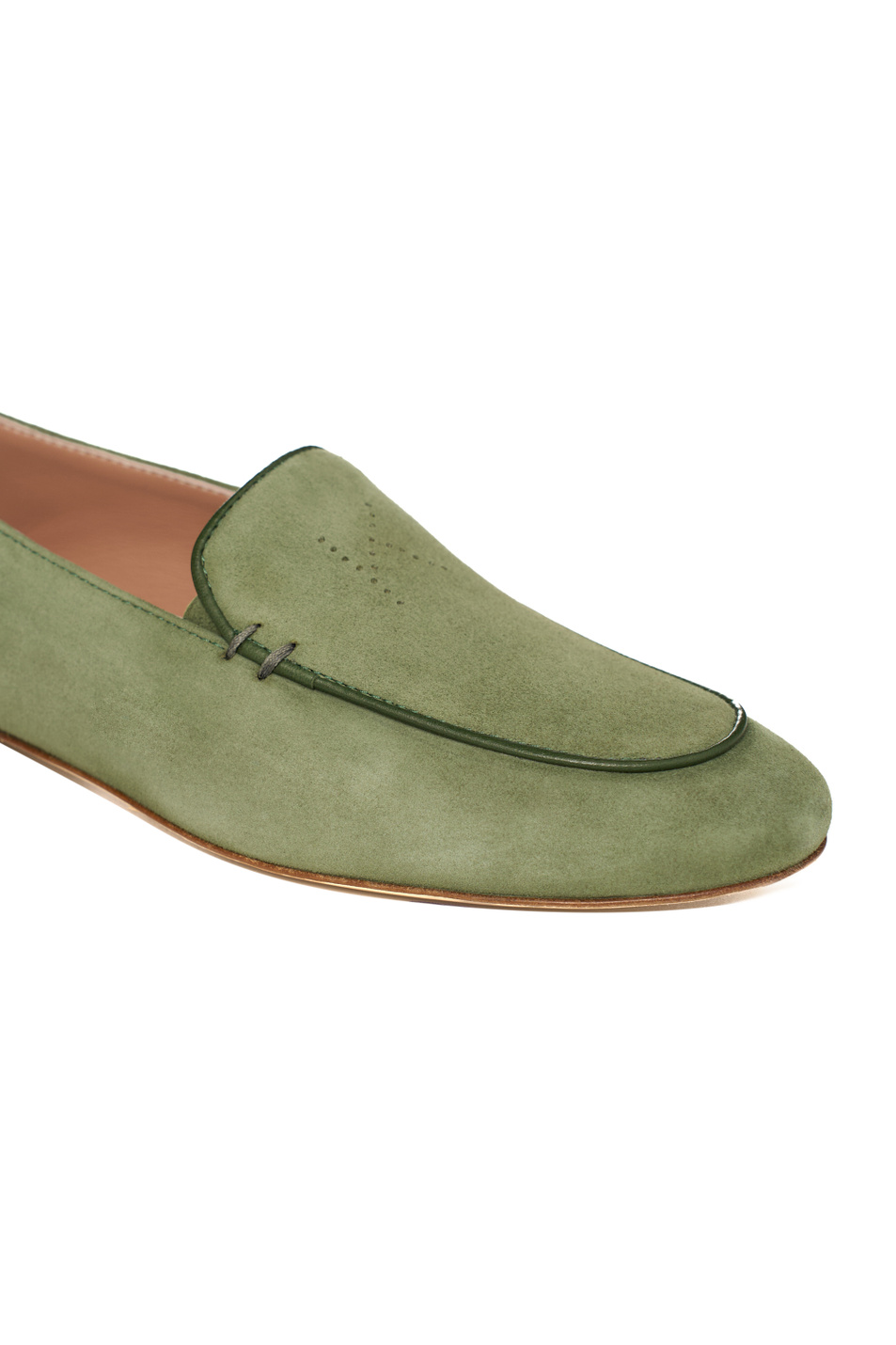 Женский Kiton Лоферы из натуральной замши (цвет ), артикул D61807N0100831002 | Фото 5