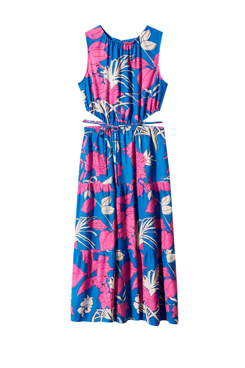 Платье NUTI с вырезами|Основной цвет:Синий|Артикул:57020252 | Фото 1