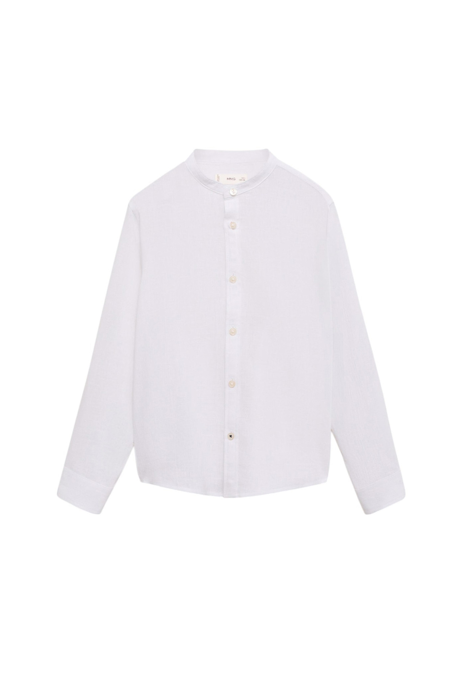 Мальчикам Mango Kids Рубашка ALBERT из хлопка и льна (цвет ), артикул 87094403 | Фото 1