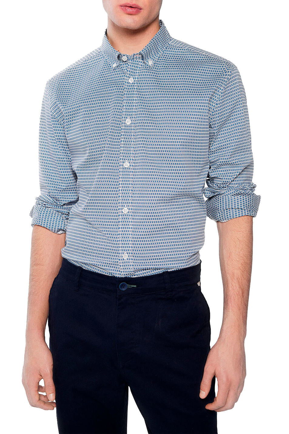 Мужской Springfield Рубашка с принтом (цвет ), артикул 1517702 | Фото 1
