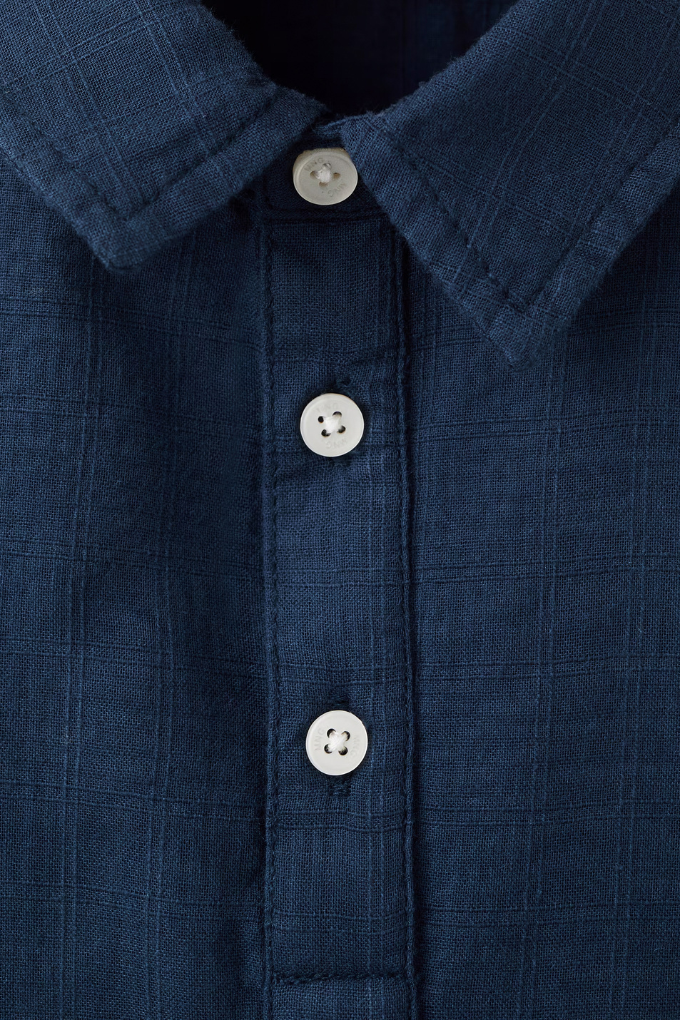 Малышам мальчикам Mango Kids Рубашка FERRY из хлопка (цвет ), артикул 27096341 | Фото 3