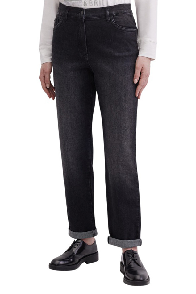 Женский Gerry Weber Джинсы из смесового хлопка (цвет ), артикул 120044-52040 | Фото 4