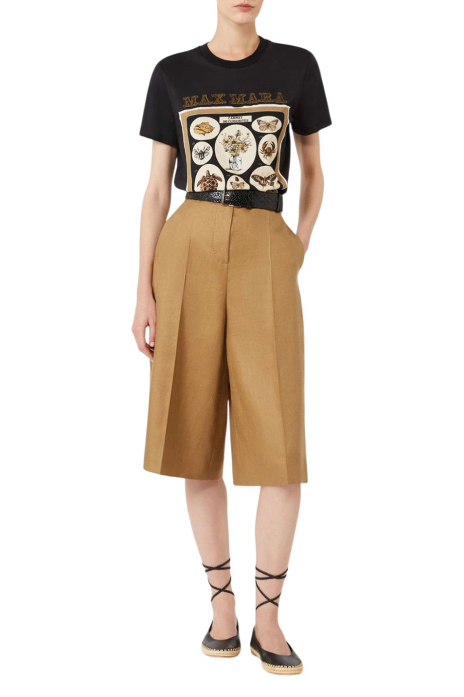 Женский Max Mara Футболка SPADINO из хлопка (цвет ), артикул 2611941062 | Фото 2