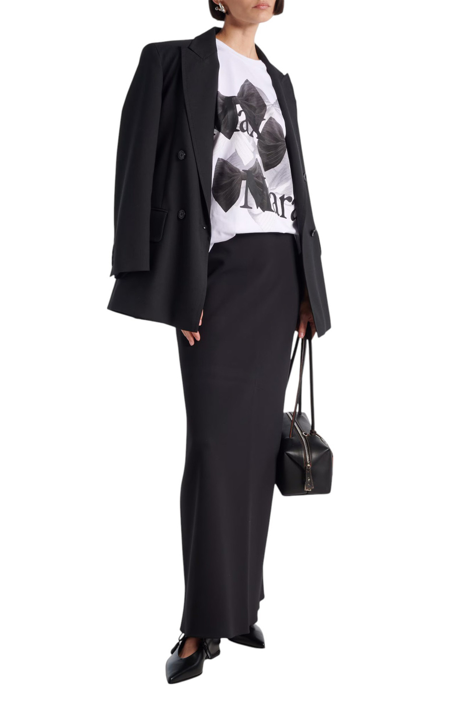 Женский Max Mara Футболка SEQUOIA из хлопка (цвет ), артикул 2521946071 | Фото 2
