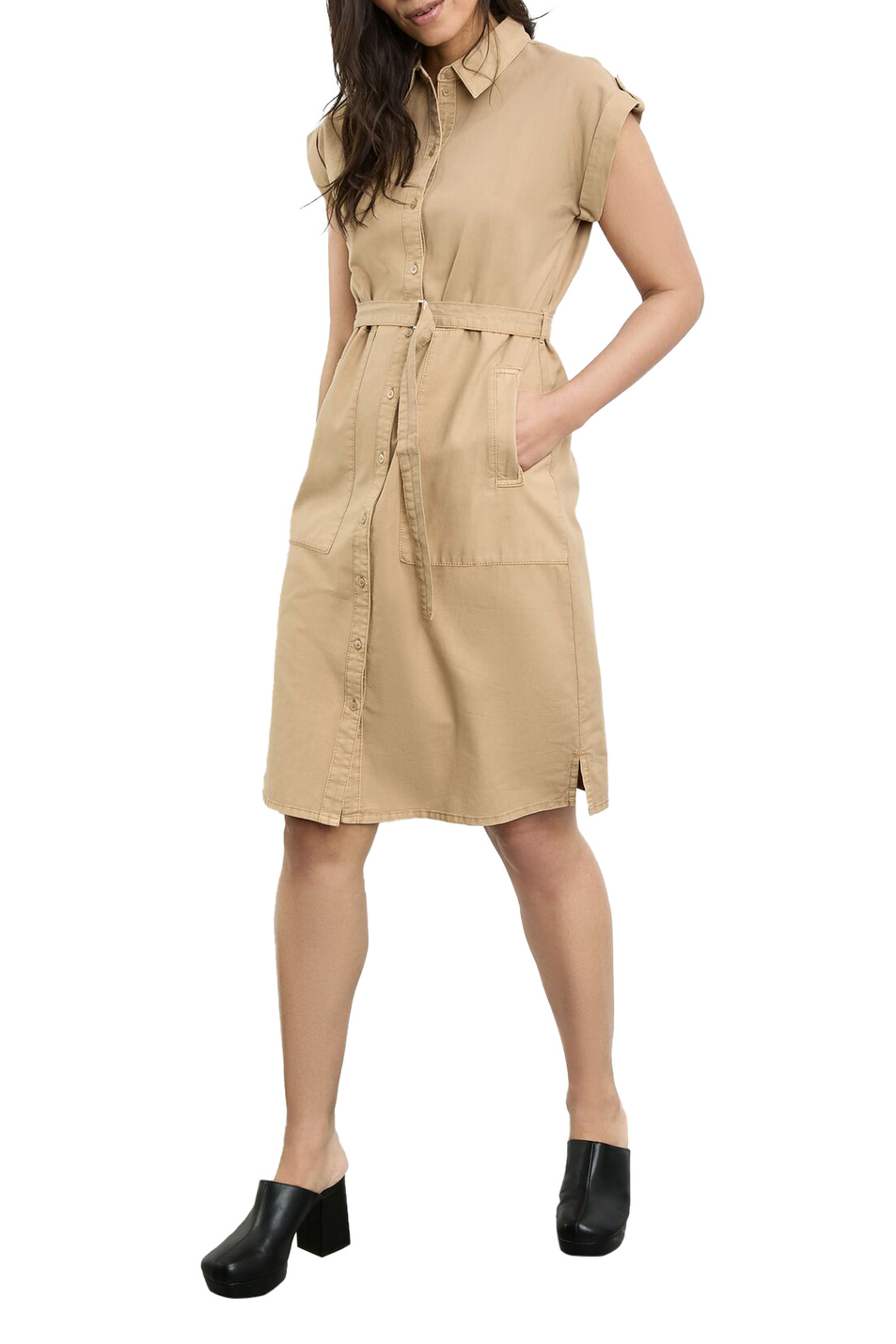 Женский Gerry Weber Платье-рубашка с поясом (цвет ), артикул 285055-66282 | Фото 3
