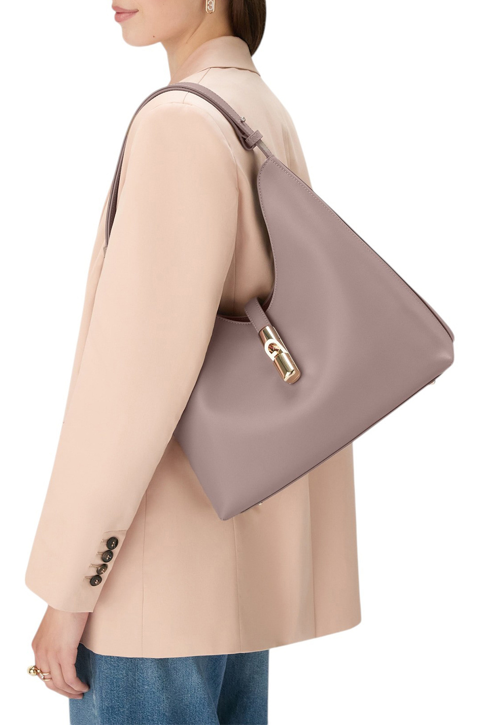 Женский Furla Сумка GOCCIA M из натуральной кожи (цвет ), артикул WB01499-BX3104 | Фото 6