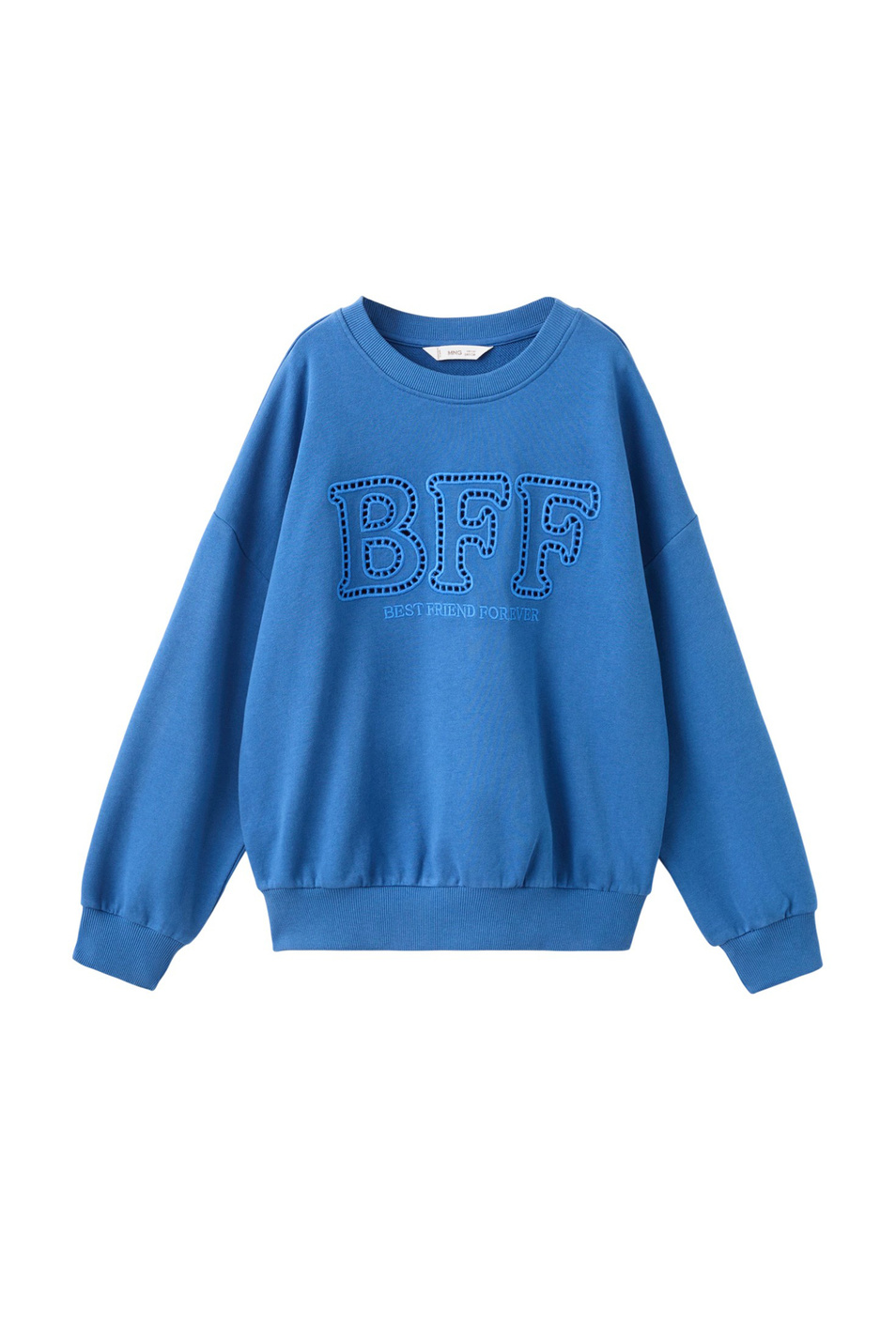 Девочкам Mango Kids Свитшот BFF с вышивкой (цвет ), артикул 27034413 | Фото 1