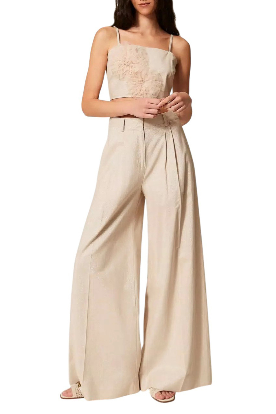 Женский TWINSET Milano Топ с декором (цвет ), артикул 261AT2074 | Фото 3