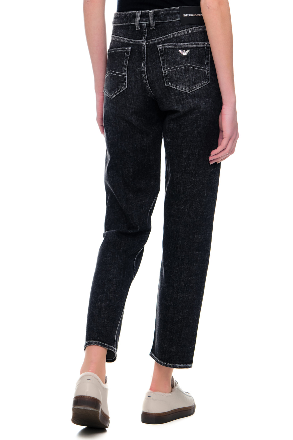 Женский Emporio Armani Джинсы с эффектом потертостей (цвет ), артикул 6L2J90-2DT4Z | Фото 6
