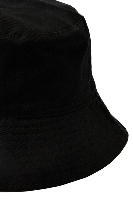 Шляпа из натурального хлопка|Основной цвет:Черный|Артикул:191012 | Фото 2
