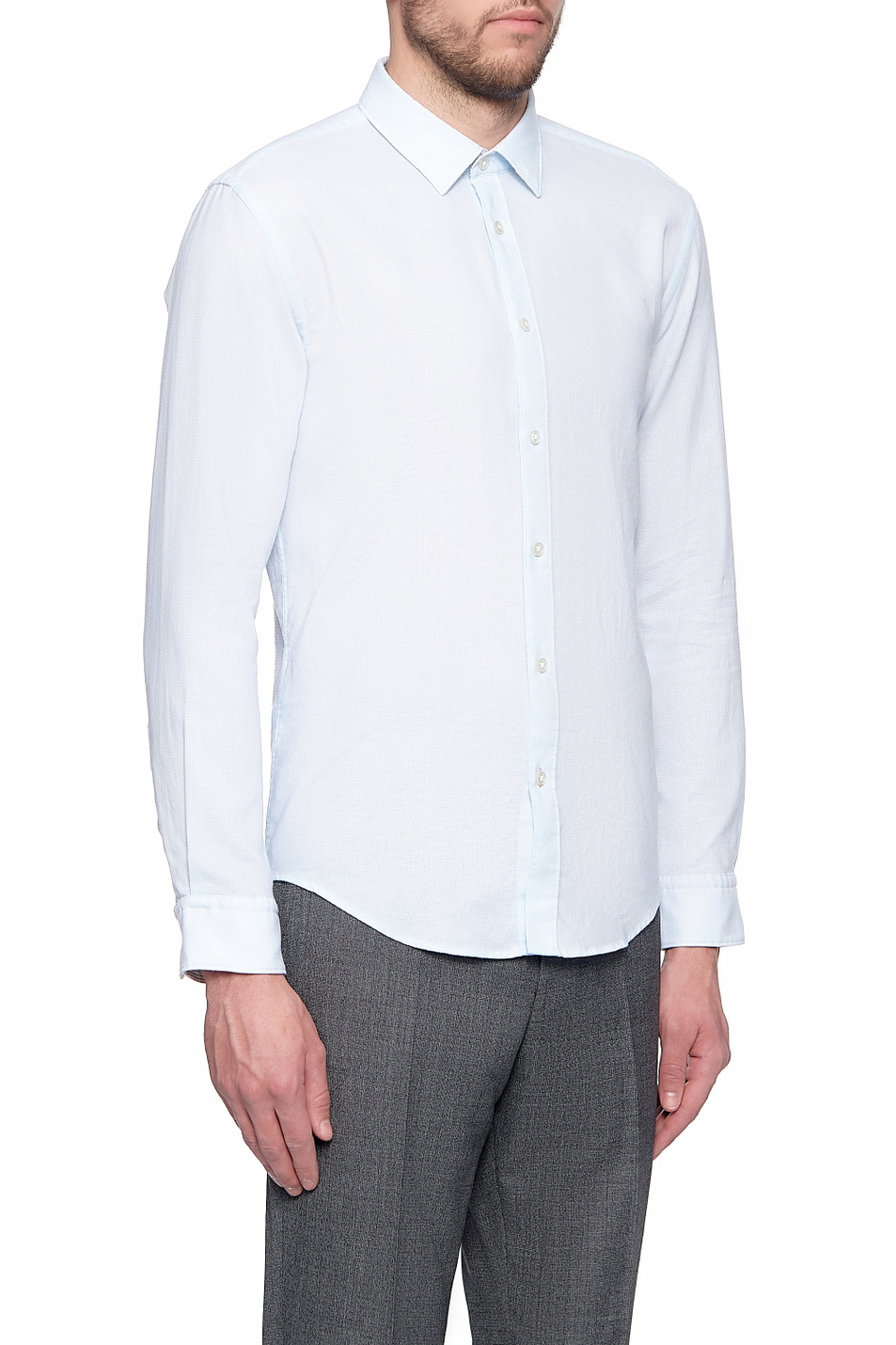BOSS Рубашка Ronni приталенного кроя с рисунком в полоску (цвет ), артикул 50449144 | Фото 2