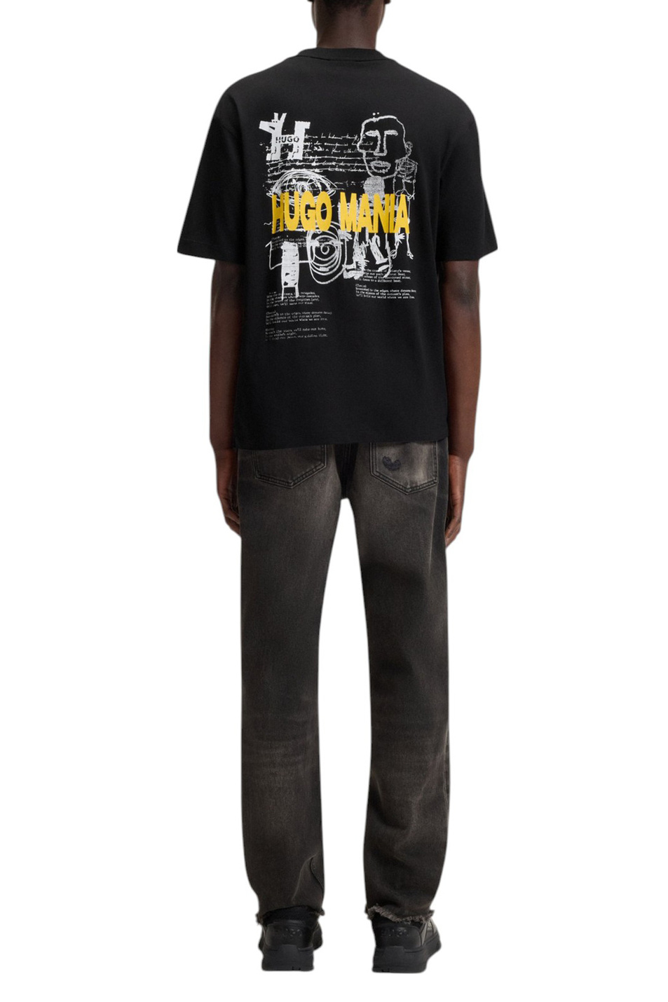 Мужской HUGO Футболка Nedix из хлопка (цвет ), артикул 50543483 | Фото 4