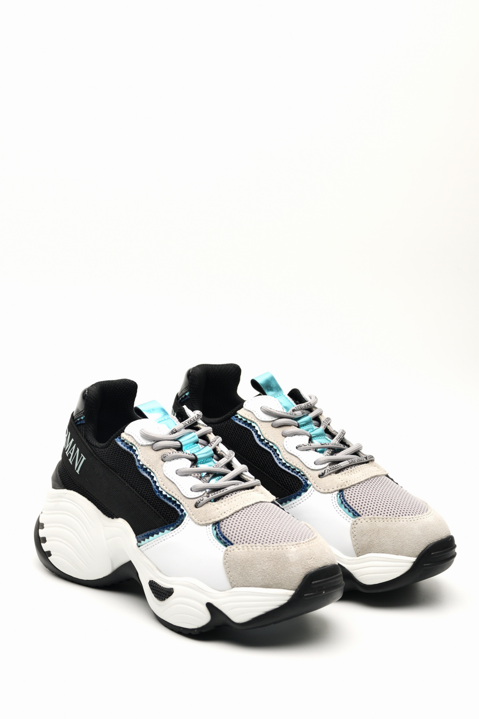 Женский Emporio Armani Кроссовки комбинированные (цвет ), артикул X3X088-XM059 | Фото 2