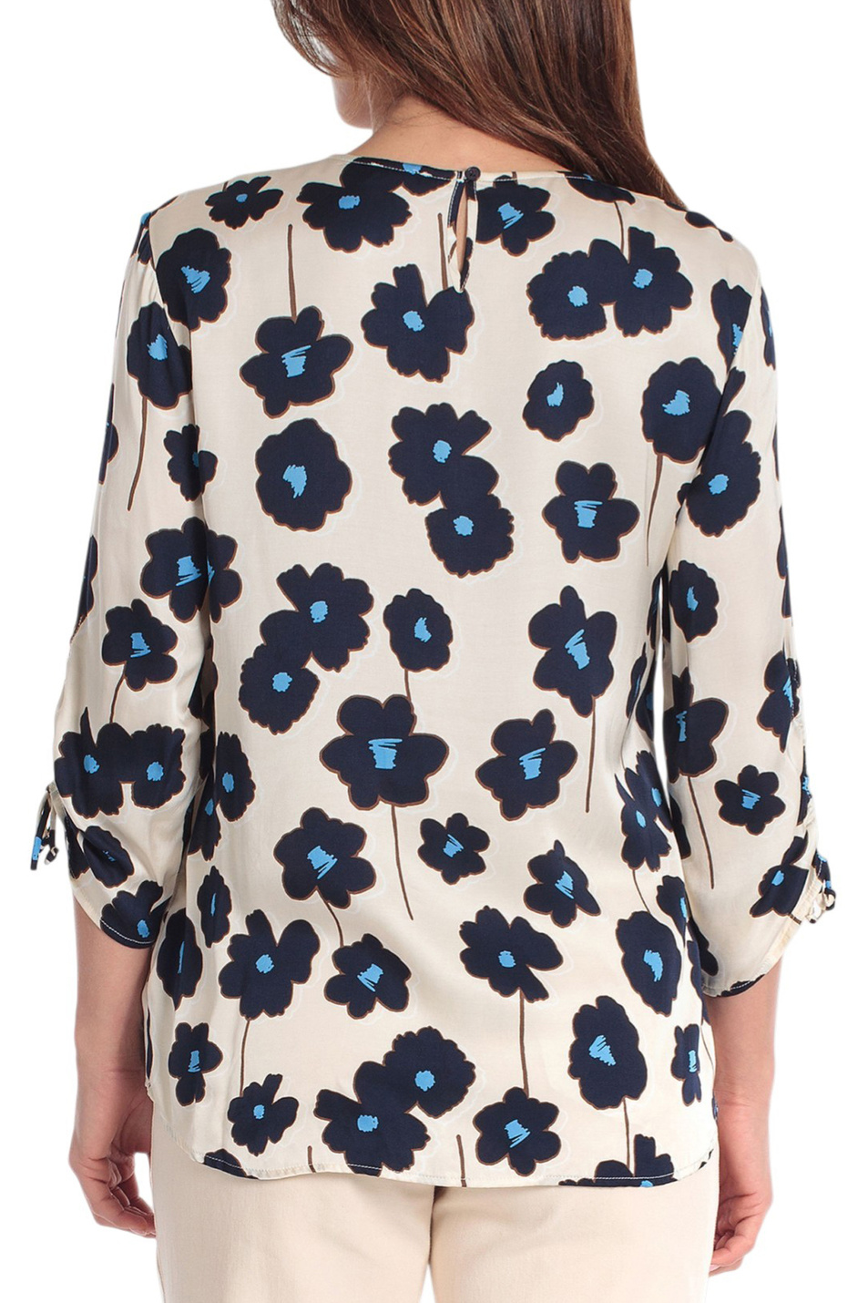 Женский Gerry Weber Блузка с цветочным принтом (цвет ), артикул N61005 | Фото 5