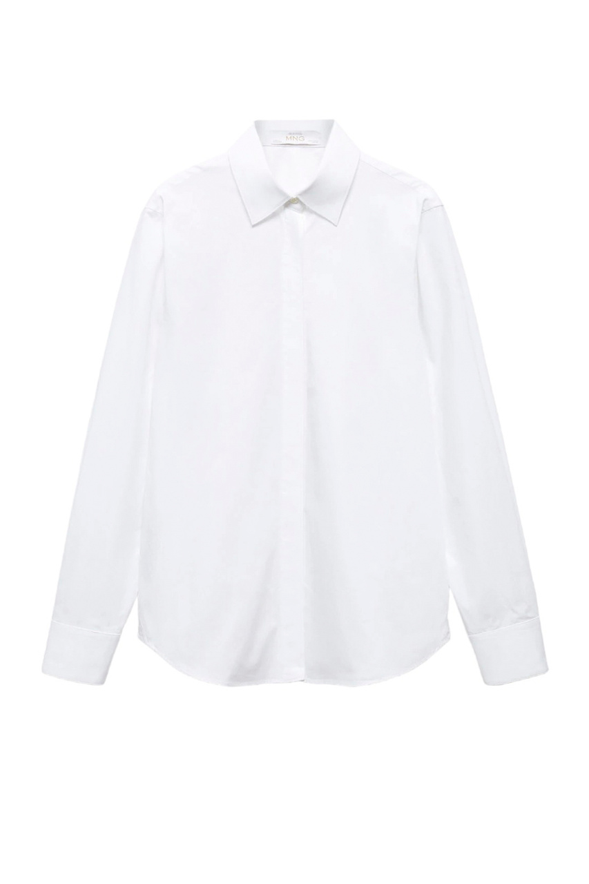 Рубашка MIA из натурального хлопка|Основной цвет:Белый|Артикул:57045802 | Фото 1