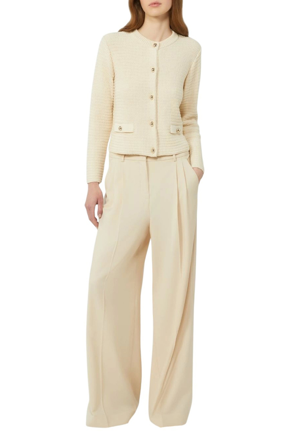 Женский Weekend Max Mara Кардиган из фактурного трикотажа (цвет ), артикул 2615341041 | Фото 2
