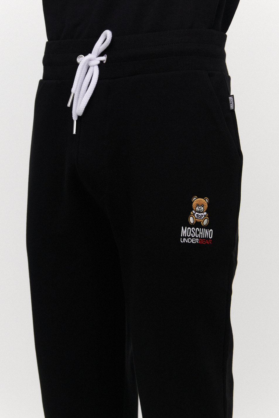 Брюки спортивные|Основной цвет:Черный Мужской MOSCHINO underwear Брюки спортивные (цвет ), артикул A4305-8106 | Фото 5