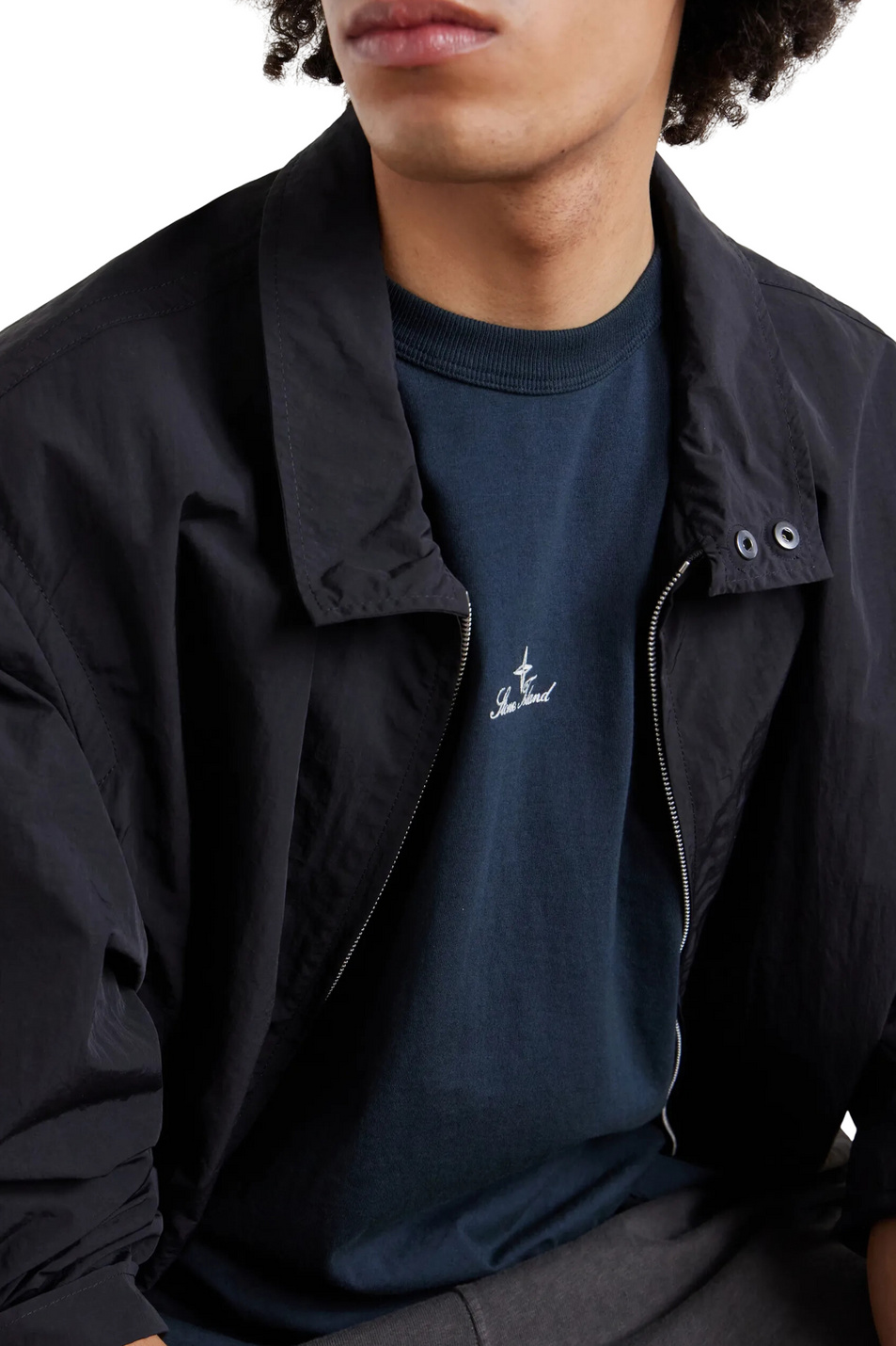 Мужской Stone Island Лонгслив с логотипом (цвет ), артикул L1S152100007-S0050 | Фото 6