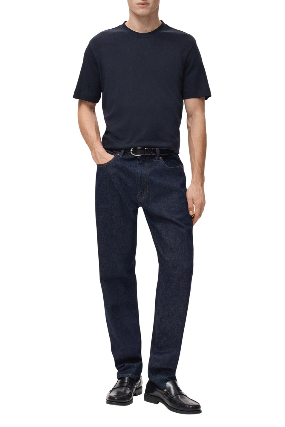 Мужской Mango Man Футболка KIMI из хлопка (цвет ), артикул 27041262 | Фото 2