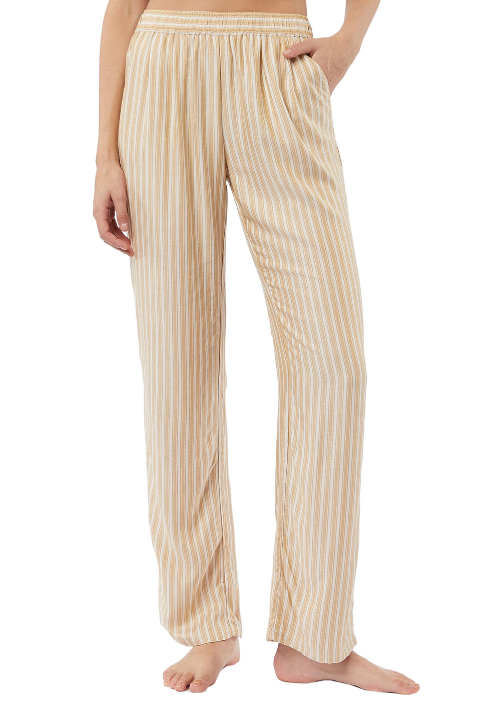 Женский Etam Пижамные брюки SAADI в полоску (цвет ), артикул 6537159 | Фото 1