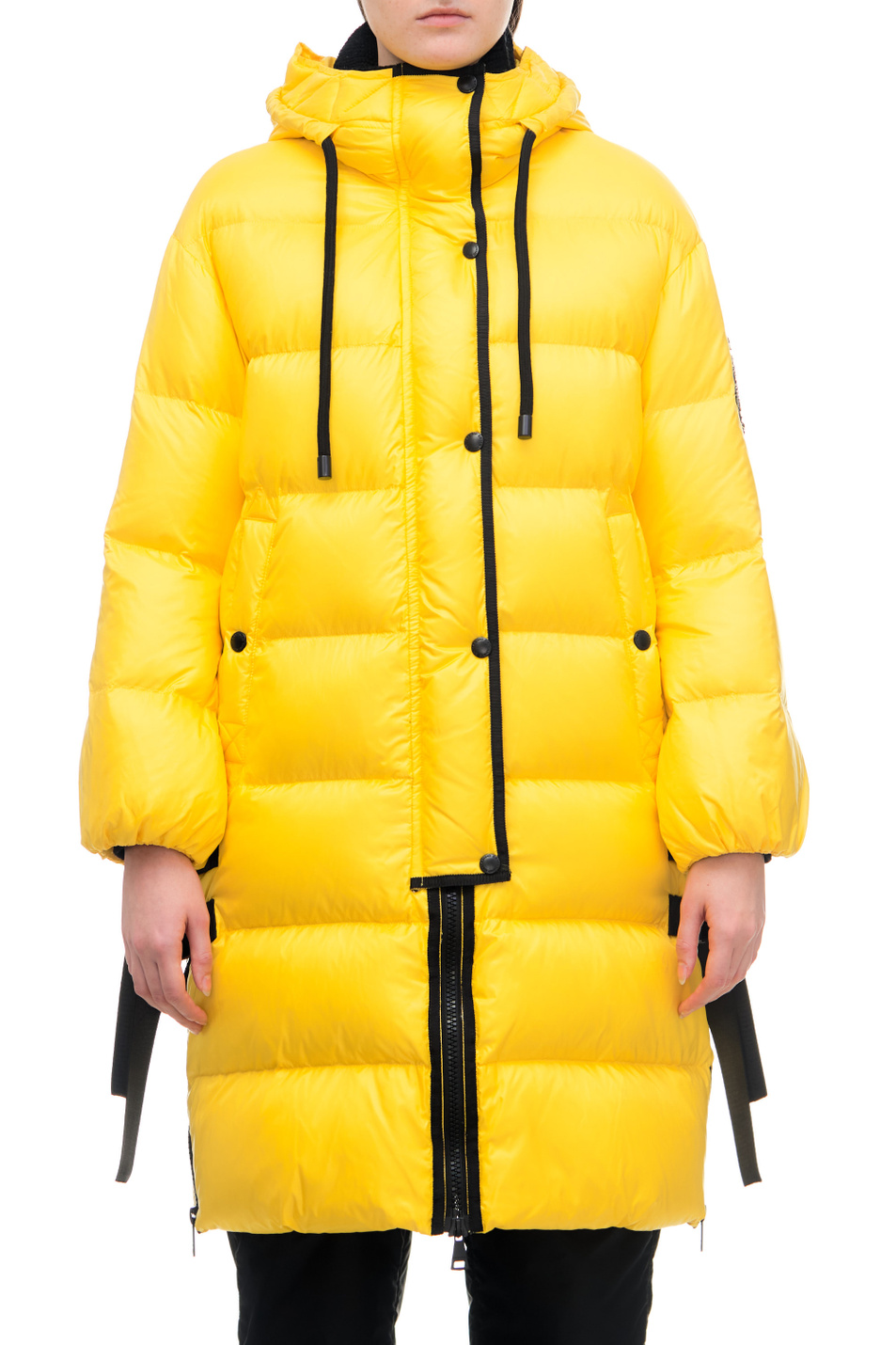 Ermanno Firenze Стеганое пальто с контрастными деталями (цвет ), артикул D41EA005APEO6 | Фото 4