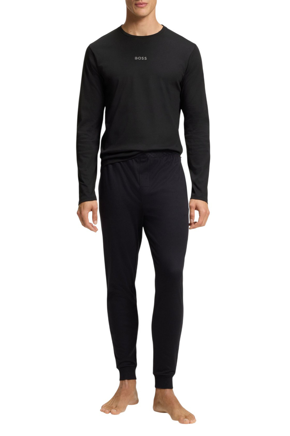 Пижама из хлопка|Основной цвет:Черный Мужской BOSS Пижама из хлопка (цвет ), артикул 50550547 | Фото 2