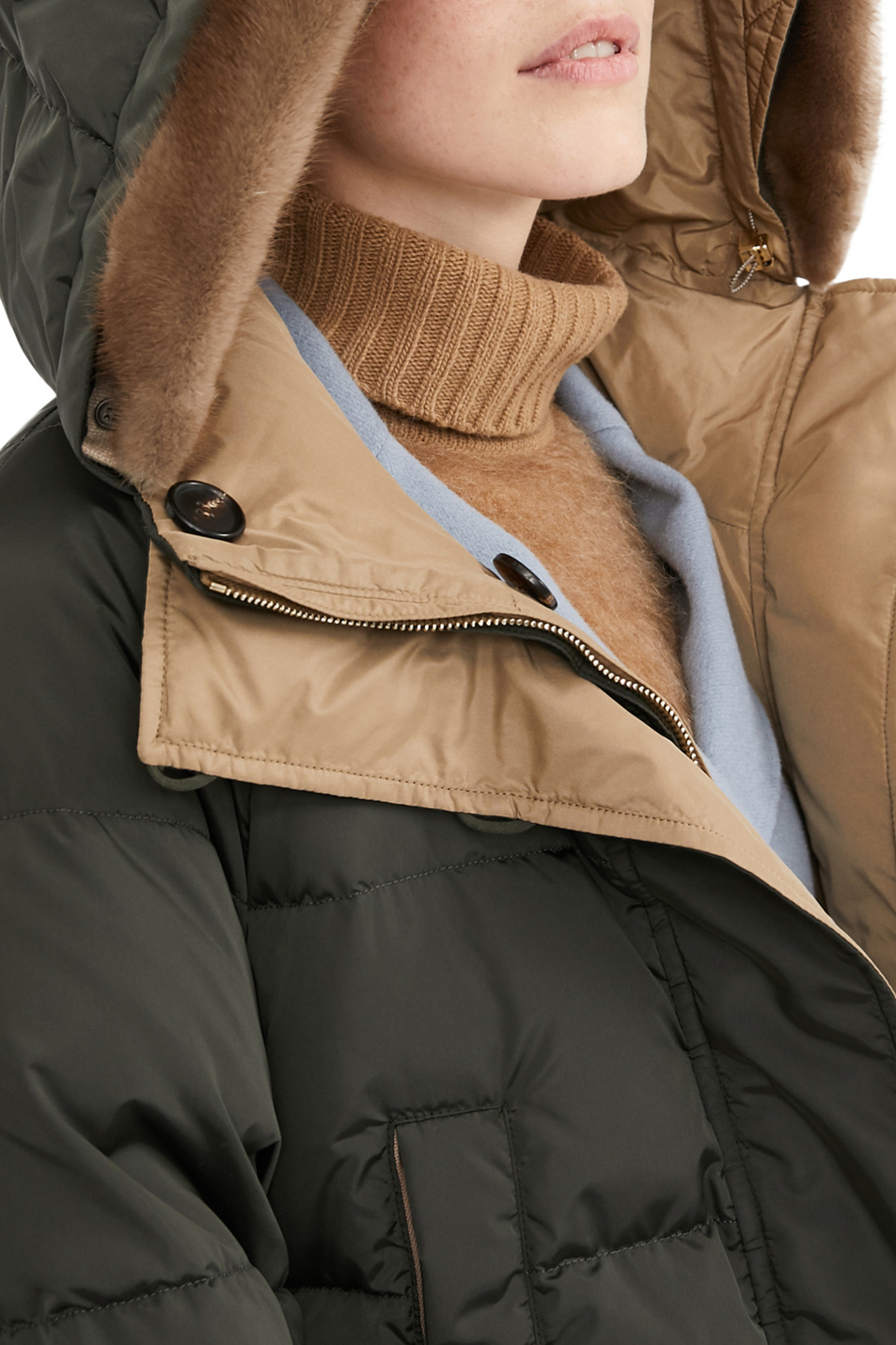 Женский Max Mara Меховая отделка для капюшона (цвет ), артикул 95860316 | Фото 2