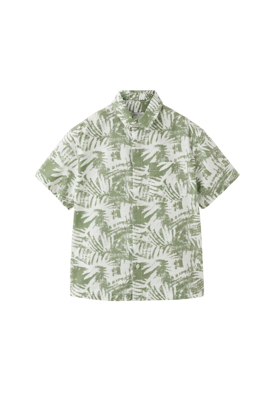 Мальчикам Mango Kids Рубашка ALOHA с цветочным принтом (цвет ), артикул 27088265 | Фото 1