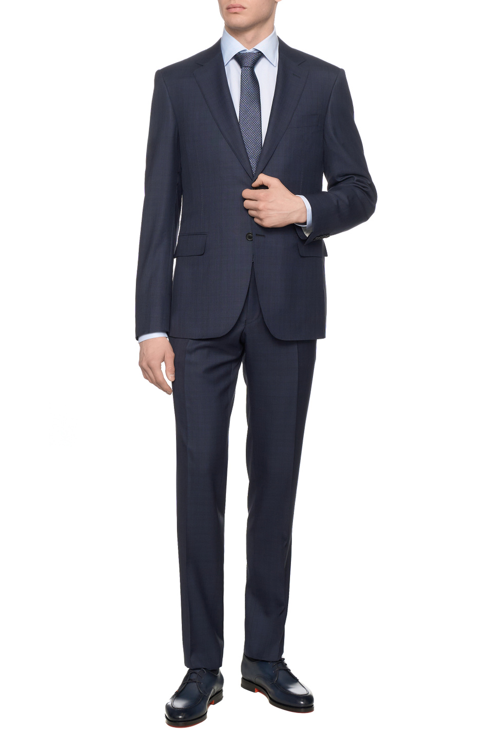 Мужской Canali Костюм из шерсти и шелка (цвет ), артикул E12280/19BX03712 | Фото 4