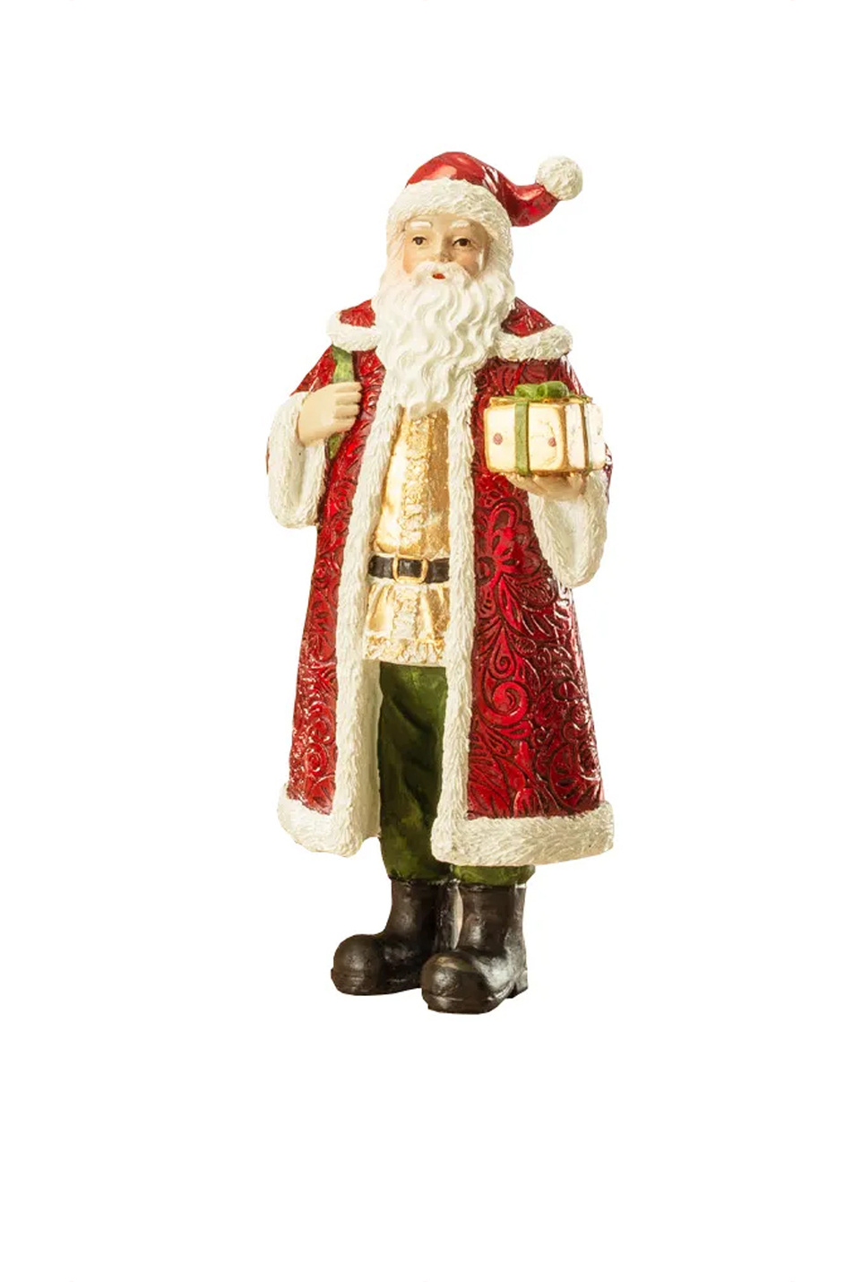 Не имеет пола Palais Royal Фигурка "Санта с маленьким подарком", 21,5 см (цвет ), артикул 1022104 | Фото 1