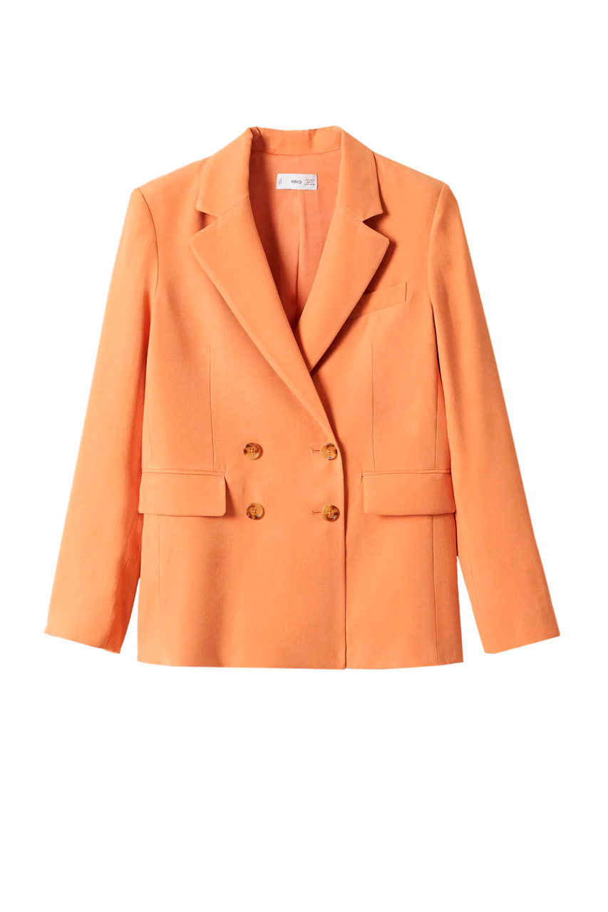 Двубортный костюмный пиджак TEMPO|Основной цвет:Оранжевый|Артикул:27045750 | Фото 1
