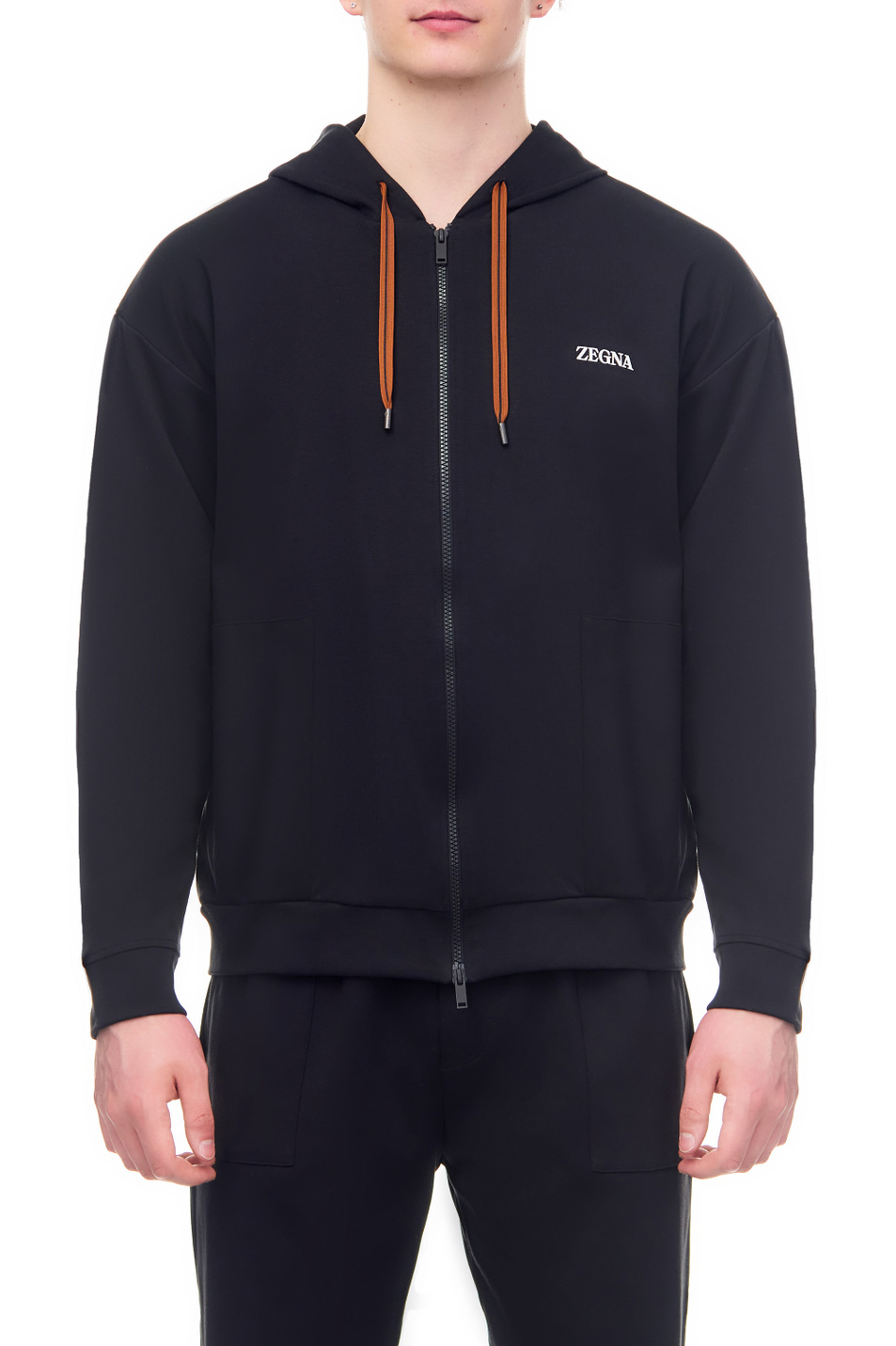Мужской Zegna Толстовка из натурального хлопка (цвет ), артикул N6MK01640 | Фото 1