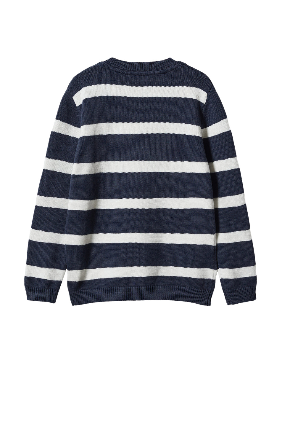 Мальчикам Mango Kids Джемпер WALLY4 из смесового хлопка в полоску (цвет ), артикул 47093253 | Фото 2