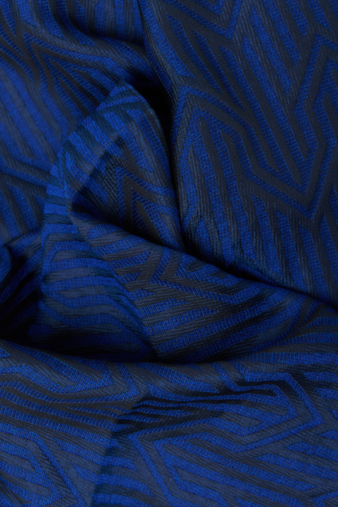 Borsalino Шарф из шерсти и шелка с бахромой ( цвет), артикул BZ5070030 | Фото 2
