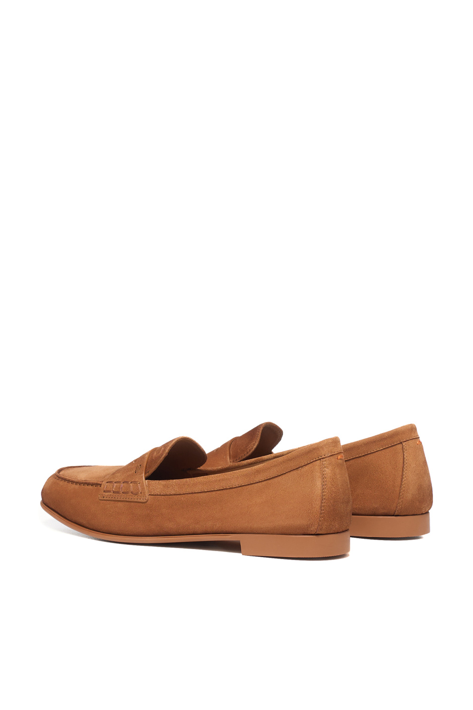 Женский Santoni Лоферы VIBE из натуральной замши (цвет ), артикул WUVD72025GOMSAEAC40 | Фото 3