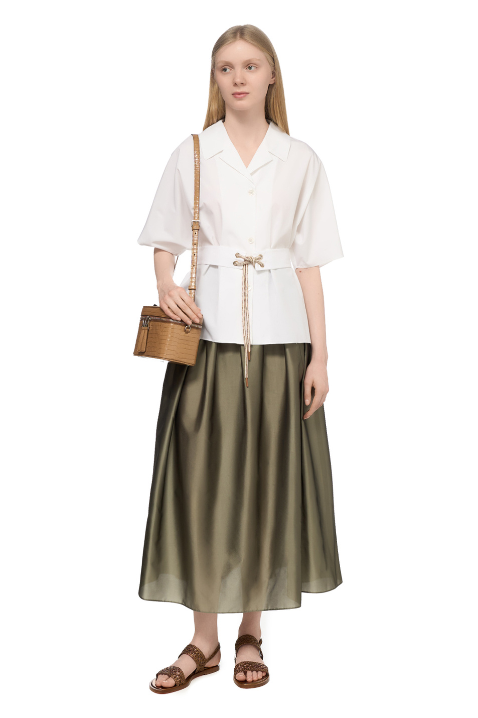 Женский Max Mara Юбка однотонная (цвет ), артикул 2619101013 | Фото 3