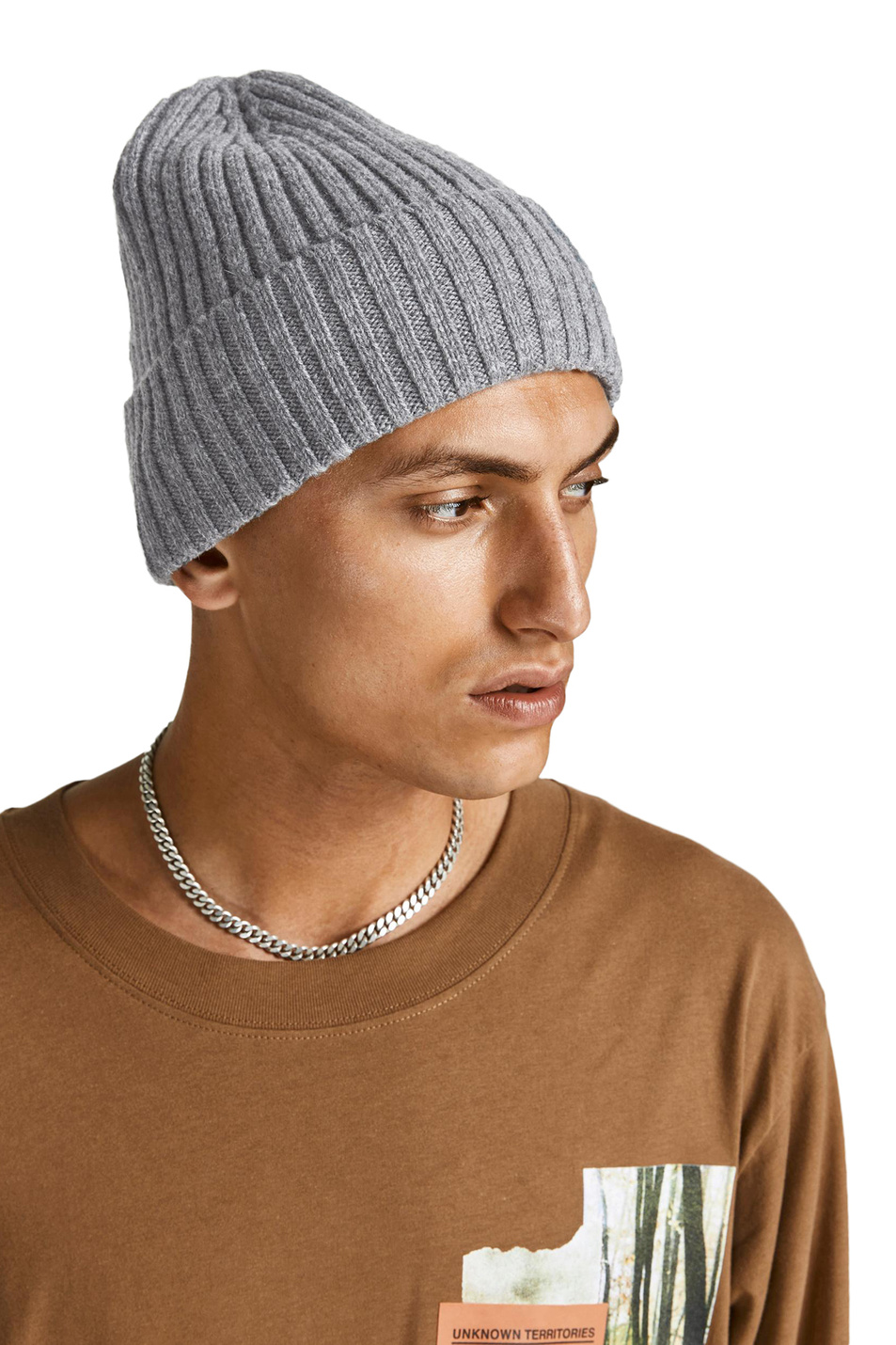 Мужской Jack & Jones Однотонная шапка из смесового материала (цвет ), артикул 12195049 | Фото 2