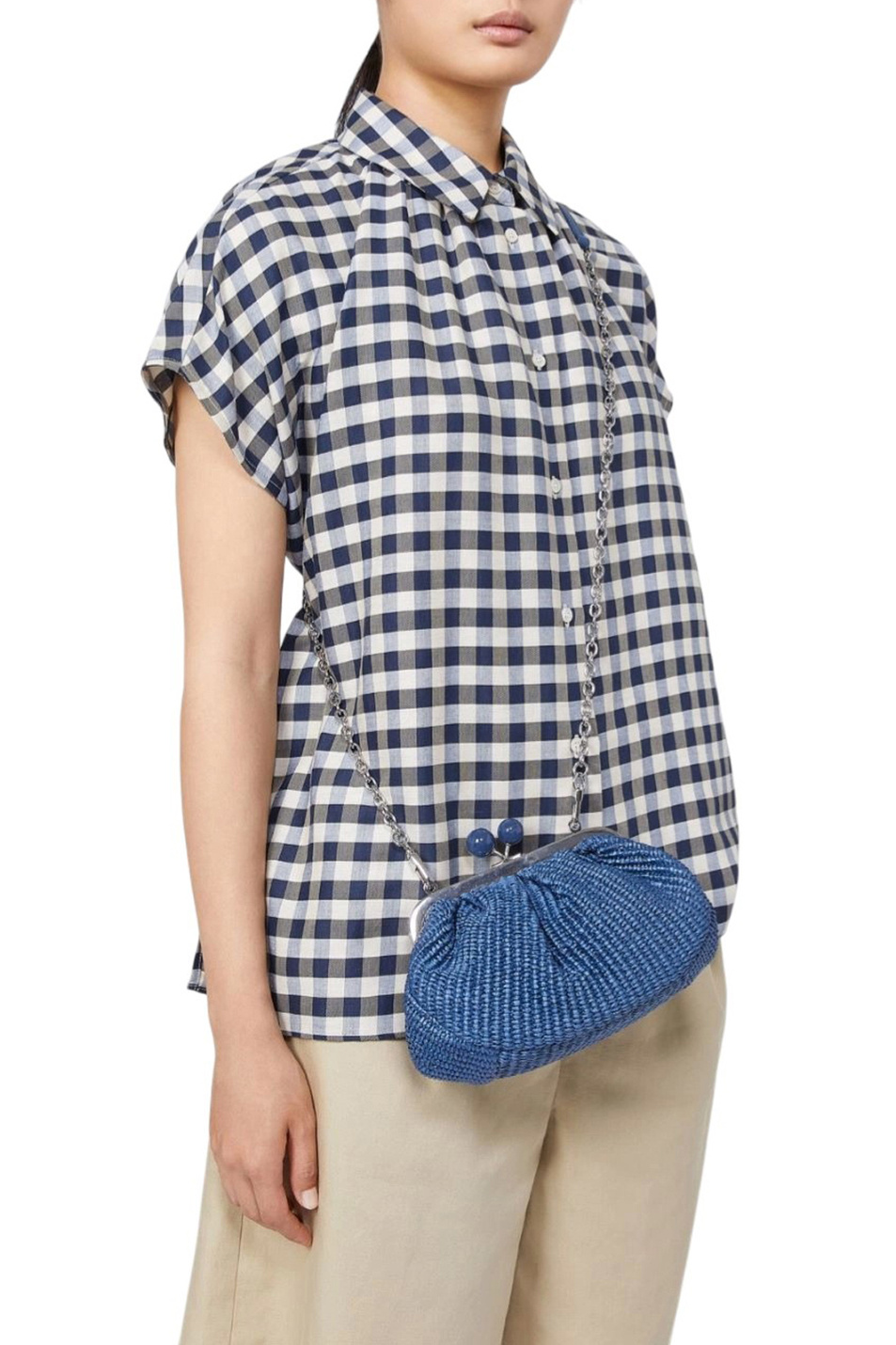 Женский Weekend Max Mara Плетеная сумка Pasticcino (цвет ), артикул 2615511115 | Фото 6