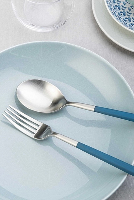 Не имеет пола Pinti Набор столовых приборов HIVE BLUE, 24 предмета (цвет ), артикул 2LN0Y091 | Фото 2