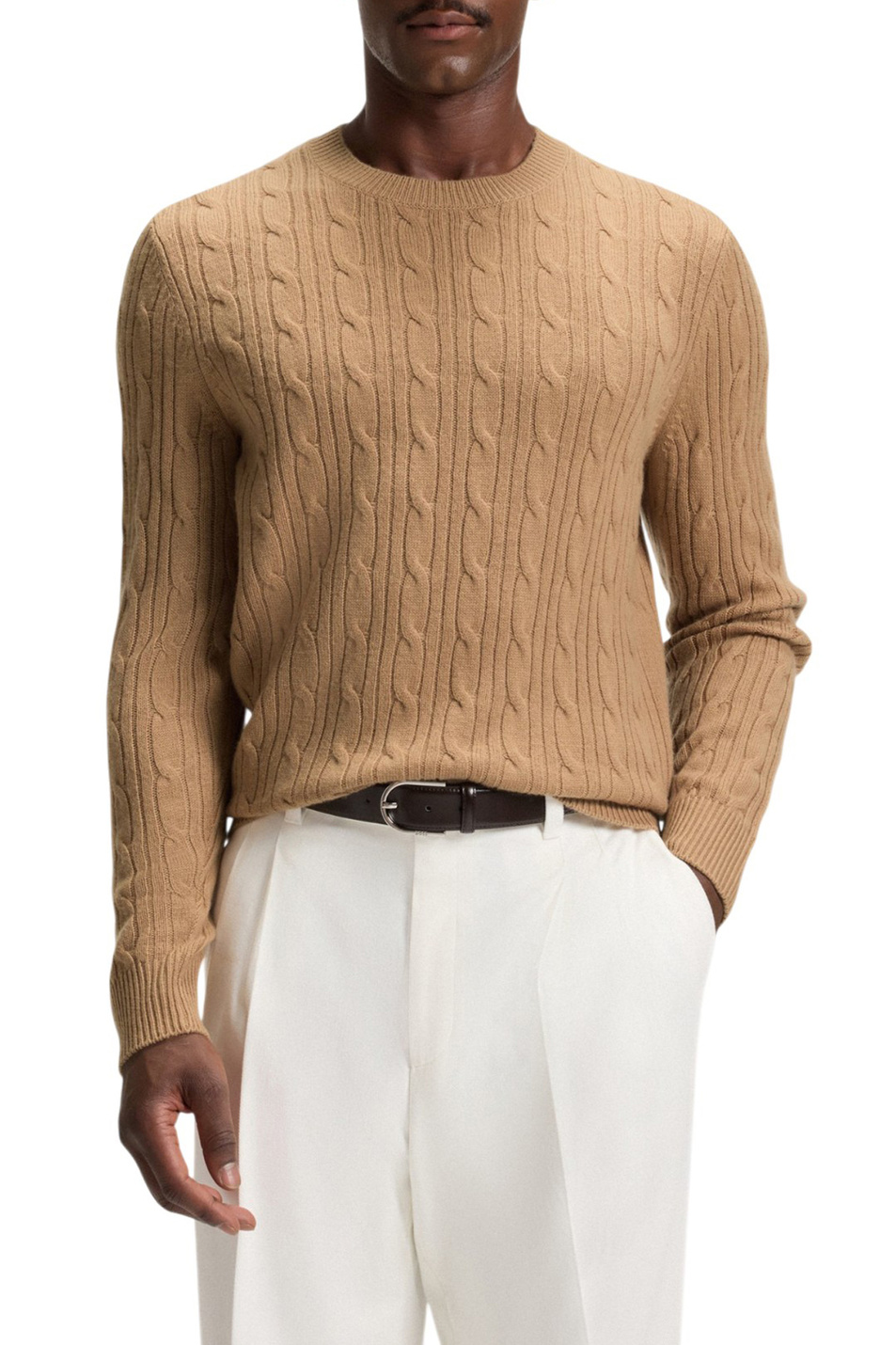 Мужской BOSS Джемпер Hetico из шерсти и кашемира (цвет ), артикул 50549975 | Фото 3