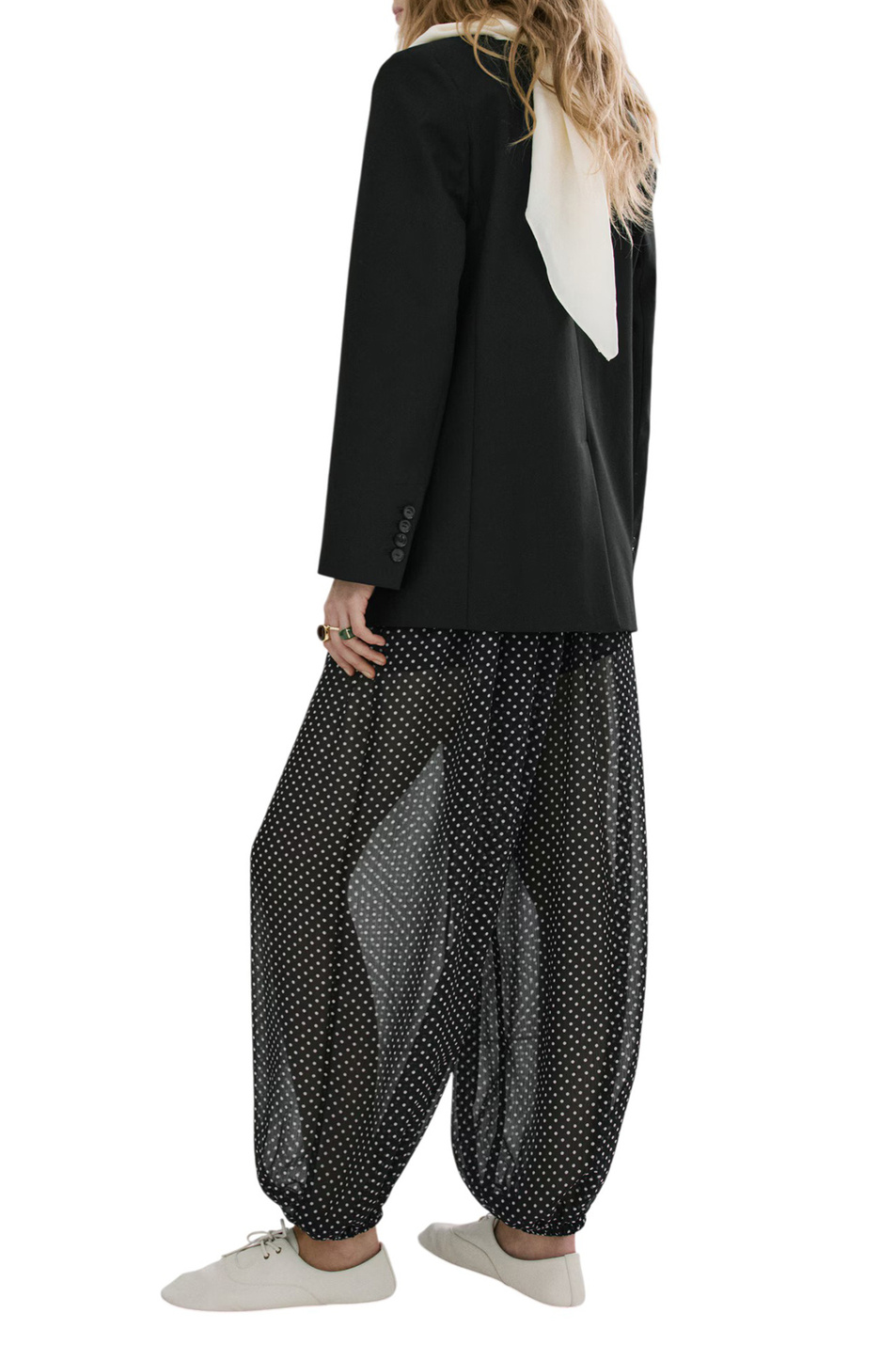 Женский Mango Брюки POKY с принтом (цвет ), артикул 27055829 | Фото 4