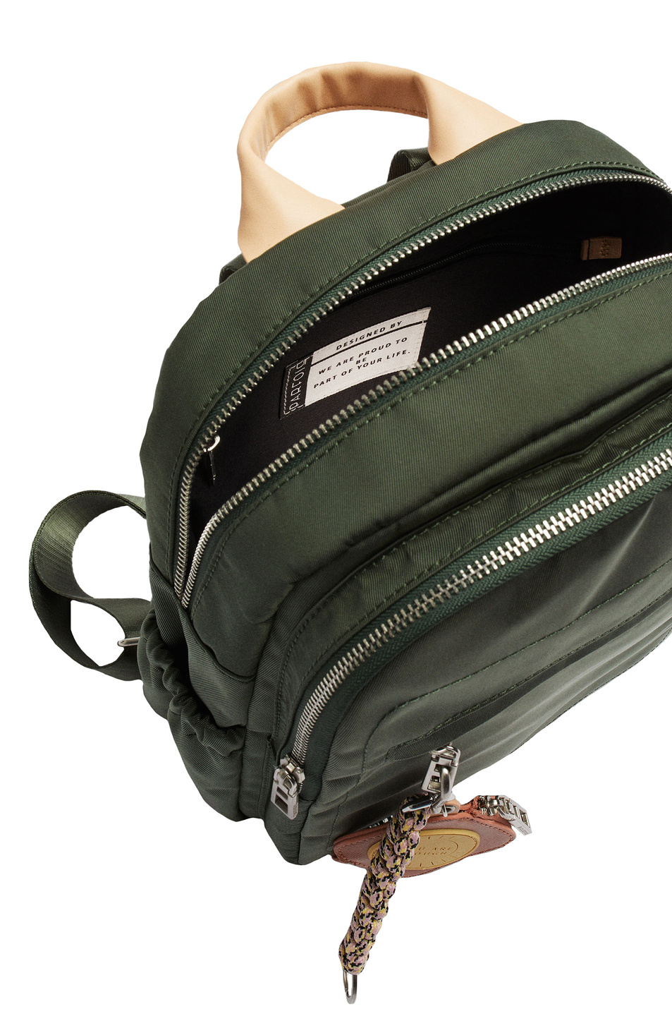 Parfois Нейлоновый рюкзак с подвеской (цвет ), артикул 191788 | Фото 4