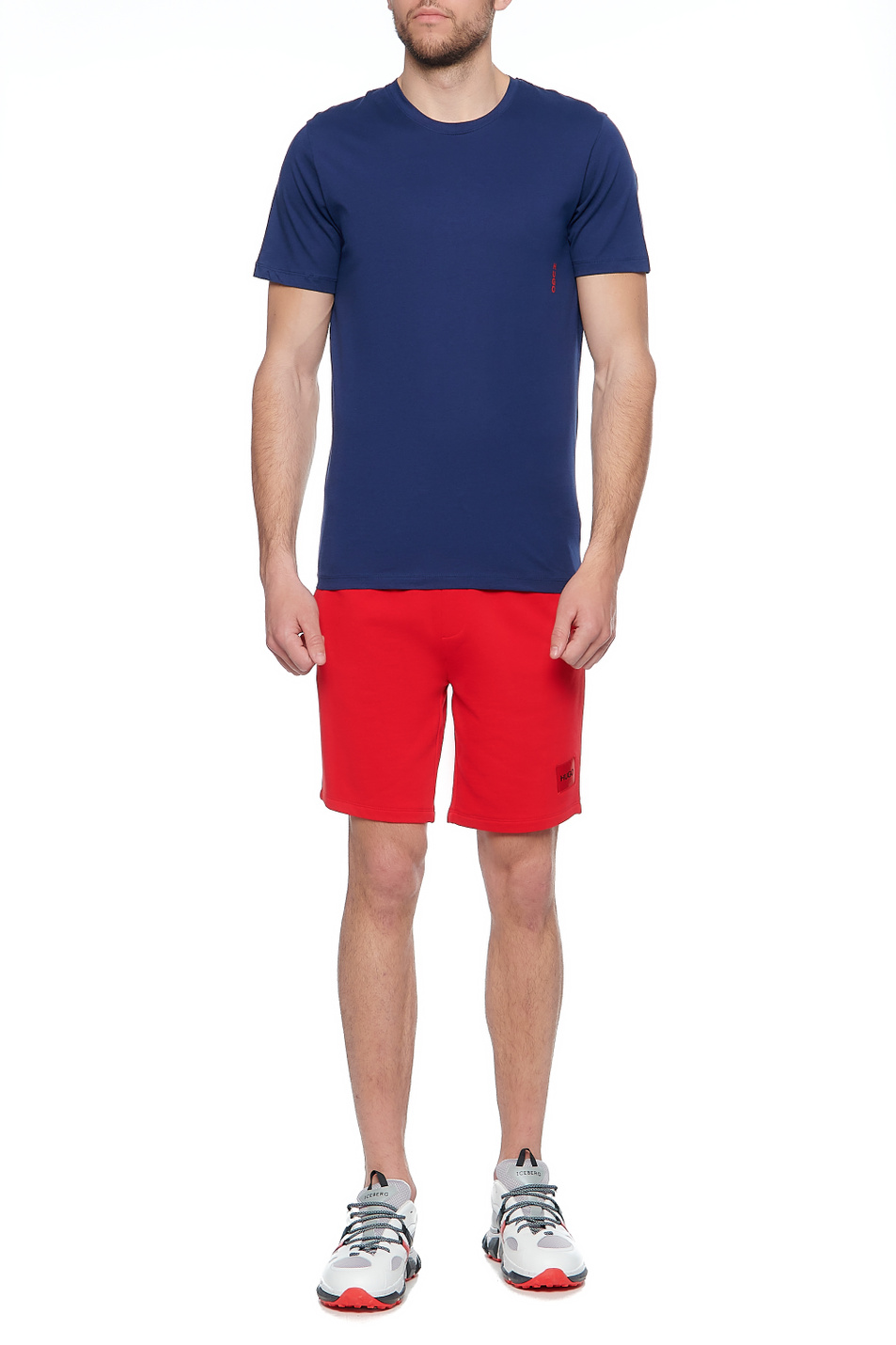 HUGO Комплект футболок с вертикальным логотипом (цвет ), артикул 50408203 | Фото 2