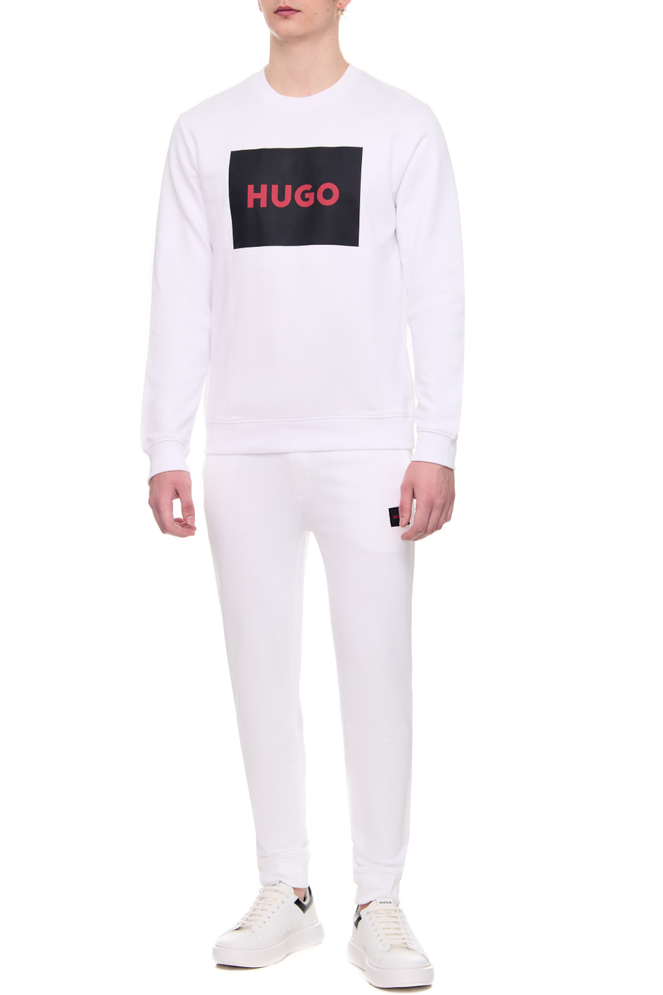 Мужской HUGO Свитшот с контрастным логотипом (цвет ), артикул 50467944 | Фото 2