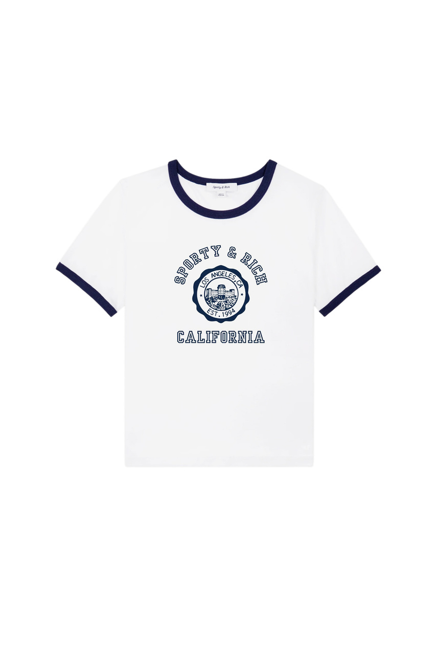Футболка California с логотипом|Основной цвет:Белый|Артикул:TO073606205WH01 | Фото 1