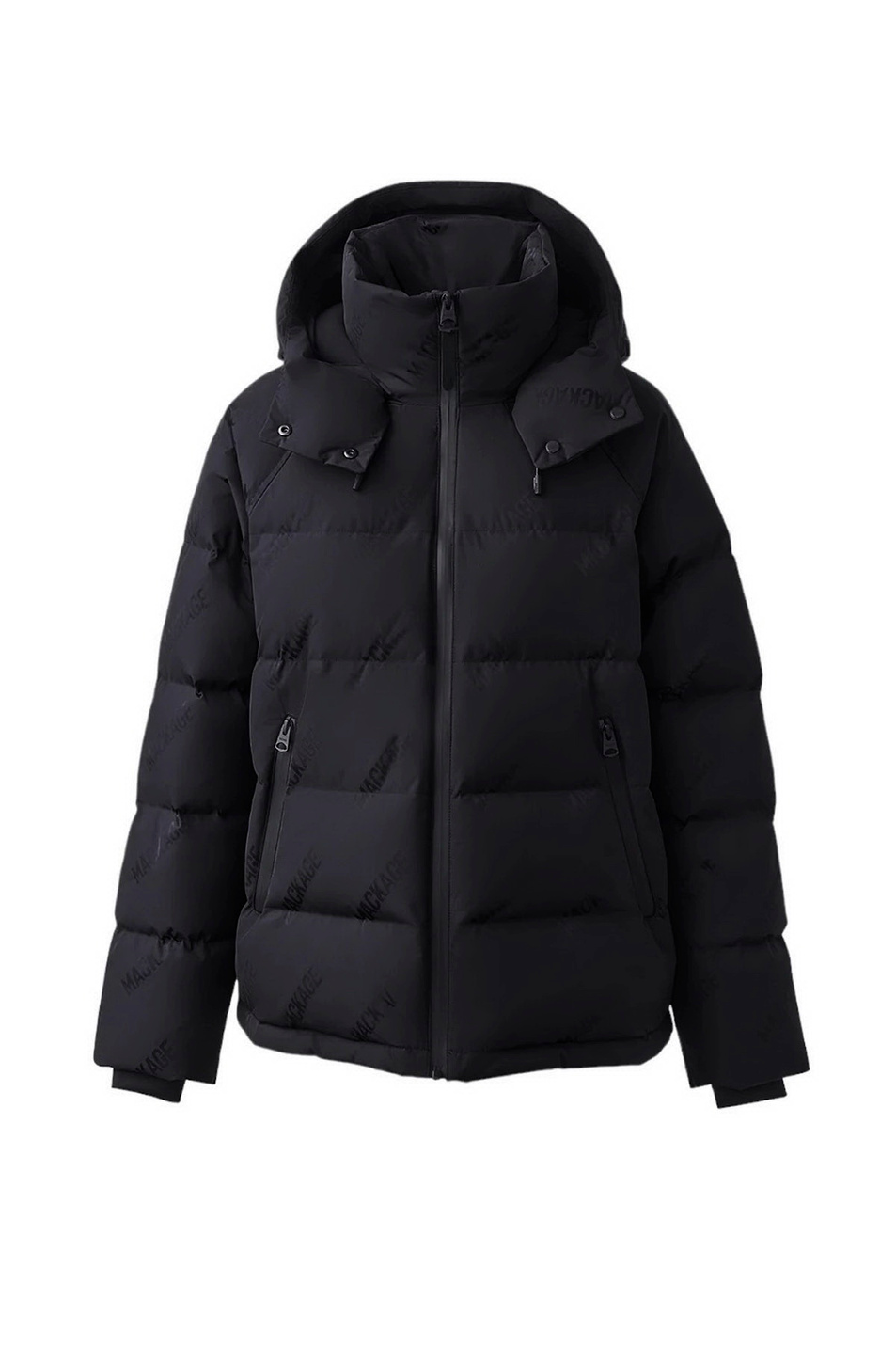 Женский Mackage Куртка стеганая EDANA-CITYMG с логотипированным принтом (цвет черный), артикул P002744 | Фото 1
