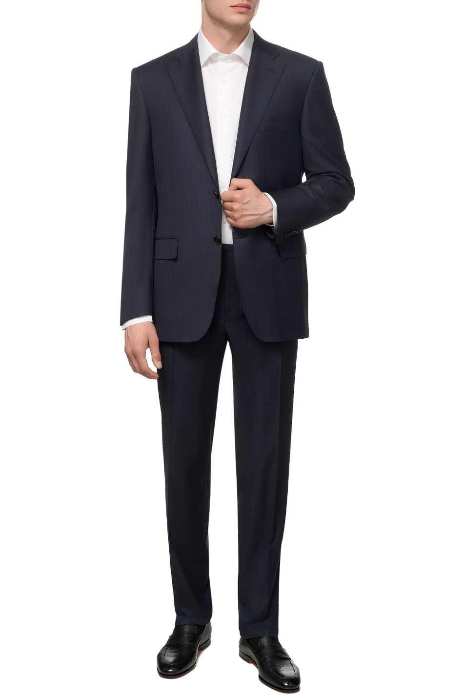 Мужской Canali Костюм из шерсти и шелка (цвет ), артикул E11220/19BX00570 | Фото 4